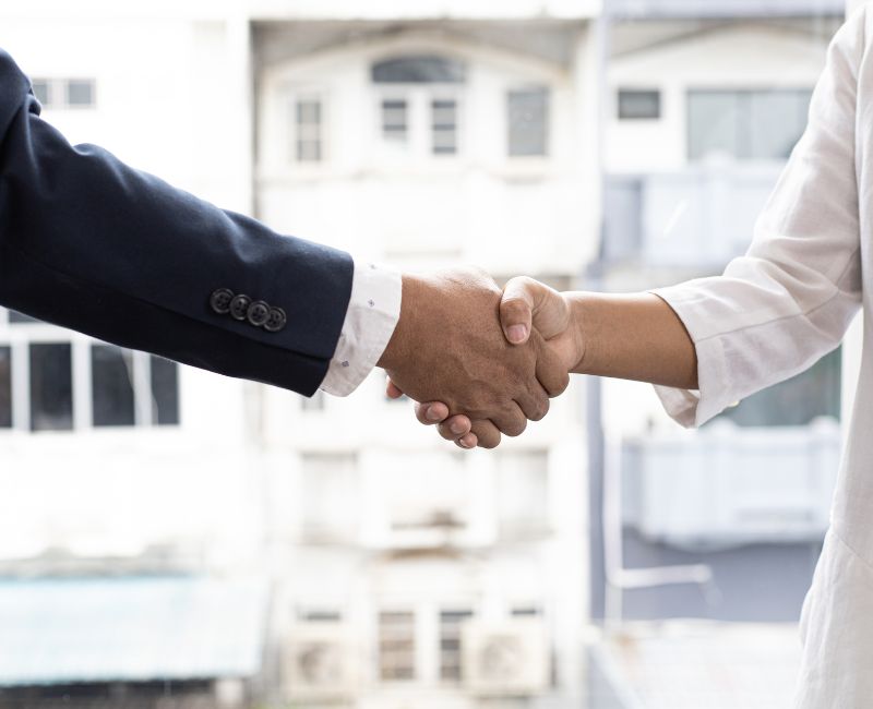 handshake with a client handshake-with-a-client